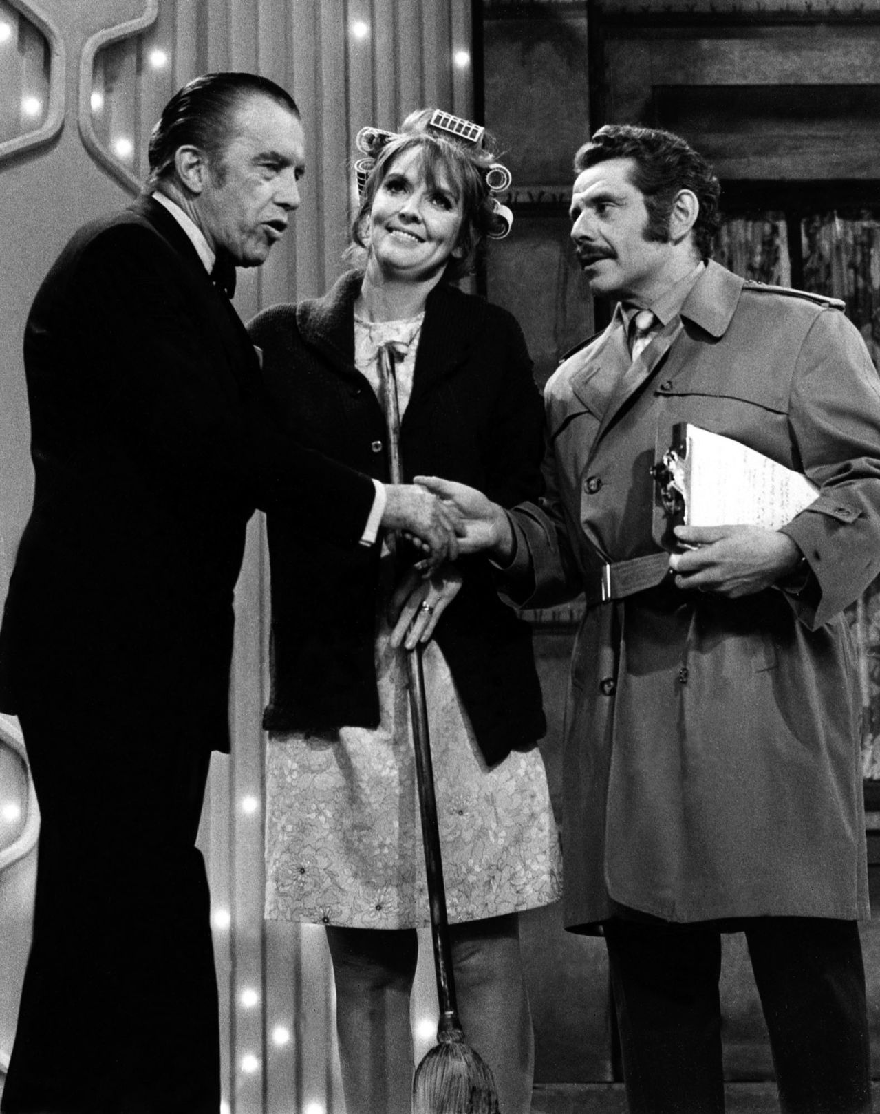 1970: Jerry Stiller, Anna Meara and Ed Sullivan